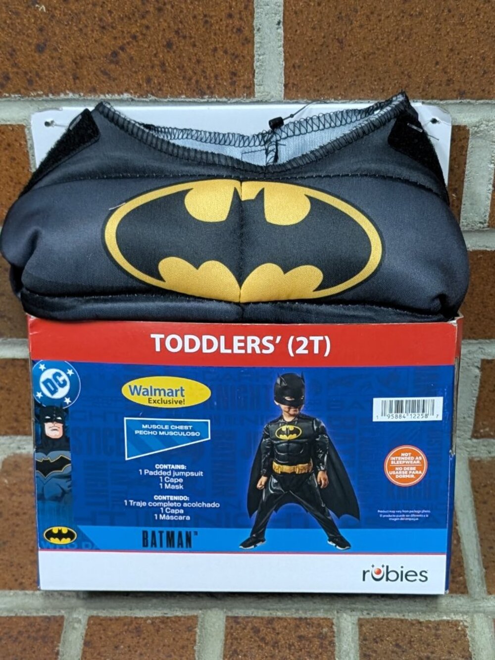 Rubies DC Comics Batman Costume - size 2T - NIP